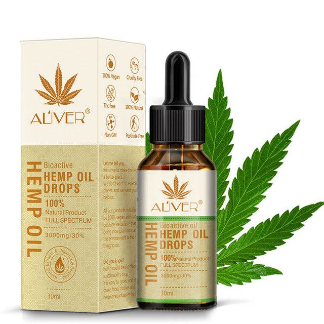 2019 New arrival Essential Oil Hemp Seed Relieve Stress Pain Easy Sleep Body Massage Care Relax Soothing