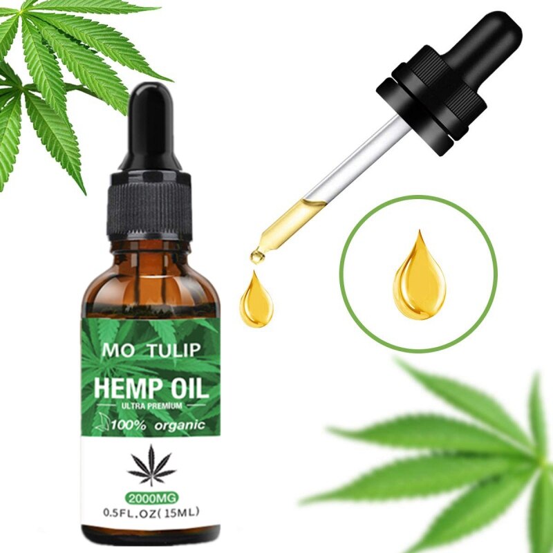 Hemp Seed Massage Oil Promote Blood Circulation Reduce Anxiety Body Care Relieve Pain Improve Sleeping