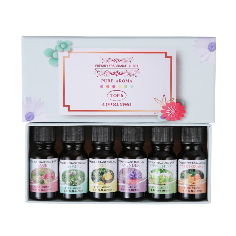 Aromatherapy Essential Oil Set Soothing Stress Pain Relief Foot Bath Massage Oil Kit New