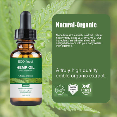 2019 Newly Essential Oil Hemp Seed Relieve Stress Pain Care Sleeping Aid Relax Soothing Product