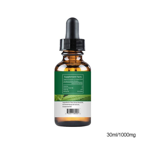 2019 Newly Essential Oil Hemp Seed Relieve Stress Pain Care Sleeping Aid Relax Soothing Product