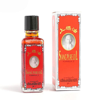 25ml Thailand SIANG PURE oil Sprain for shoulder neck head abdomen waist hand and foot pain Relax backpain relief dizziness
