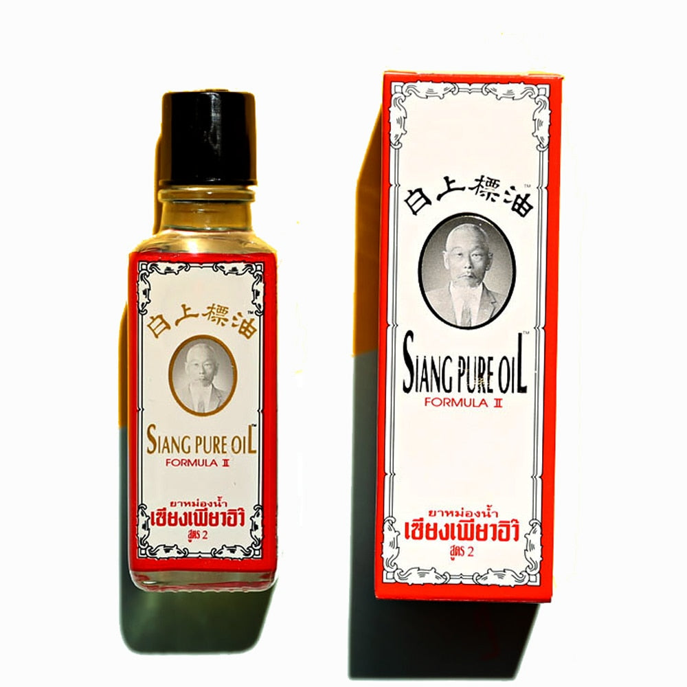 25ml Thailand SIANG PURE oil Sprain for shoulder neck head abdomen waist hand and foot pain Relax backpain relief dizziness