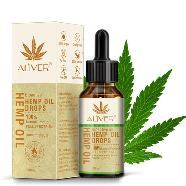 2019 New arrival  Essential Oil Hemp Seed Relieve Stress Pain Easy Sleep Body Massage Care Relax Soothing