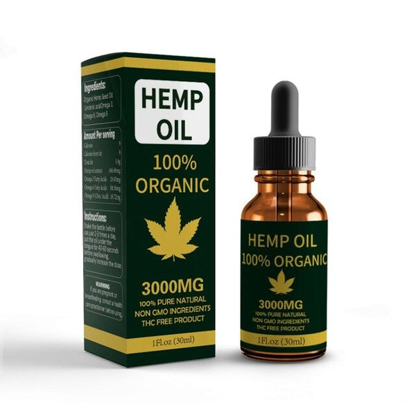 30ml Hemp Seed Oil Massage Oil Soothing Stress Improve Sleeping Essential Oil skincare Nourishing Skin Relieve Muscle Pain